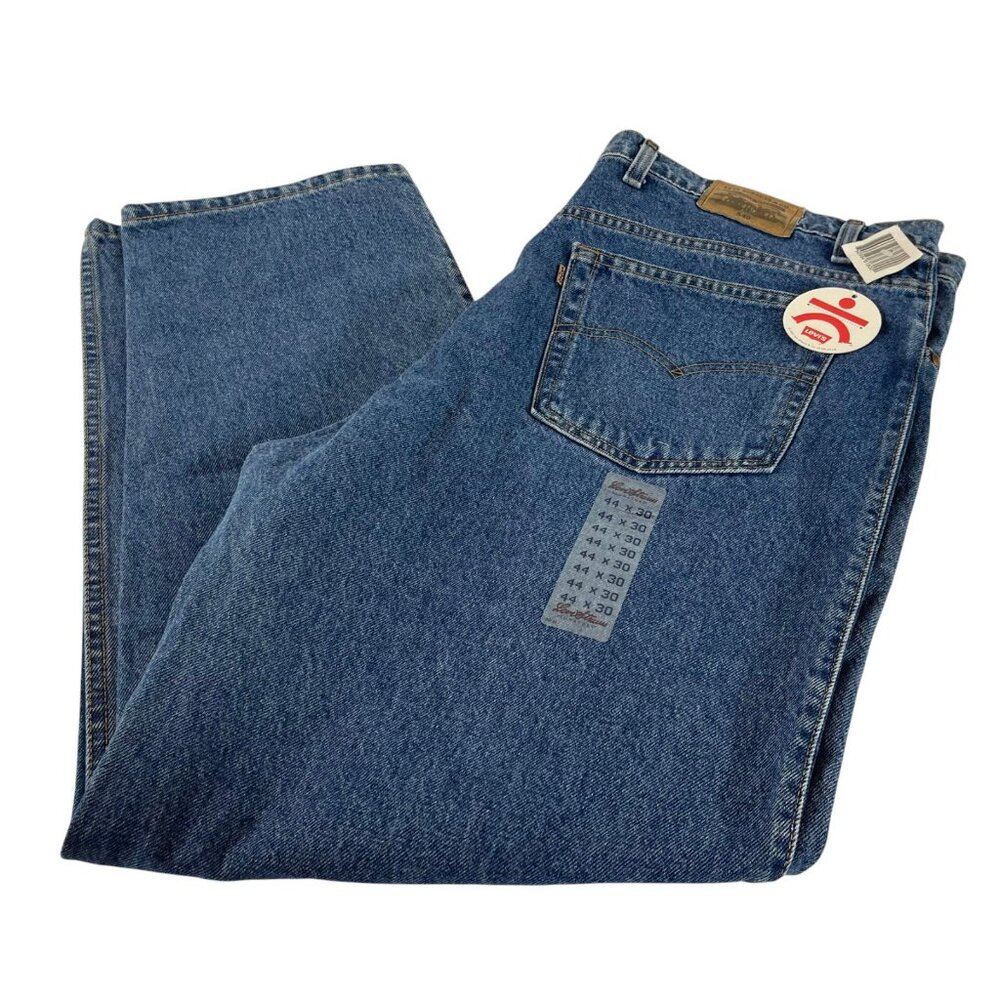 Levis 540 Relaxed Jeans Mens 44 x 30 Blue Y2K‎ 90s Vintage Baggy USA